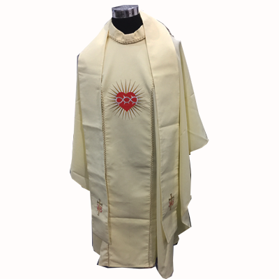 SACRED HEART MILKY COLOUR 